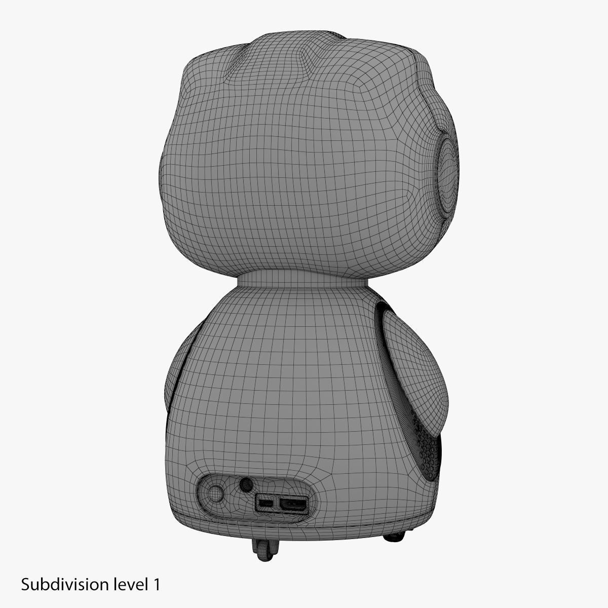 Yumi Smart Home Robot 3D model_21