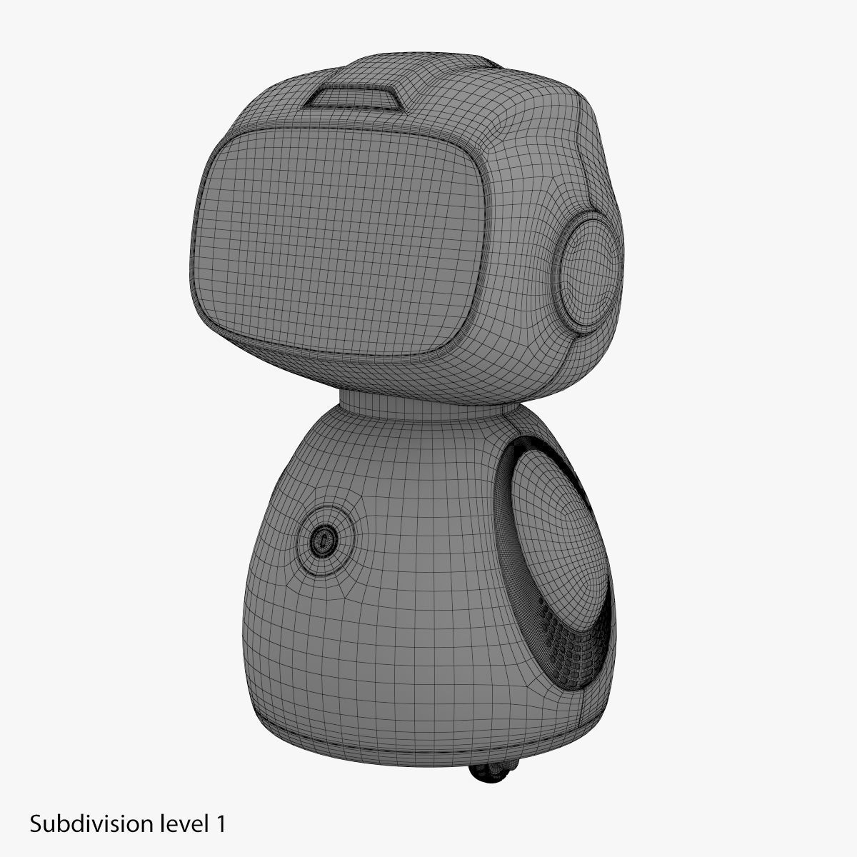 Yumi Smart Home Robot 3D model_19