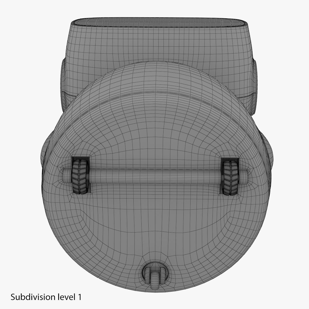 Yumi Smart Home Robot 3D model_25