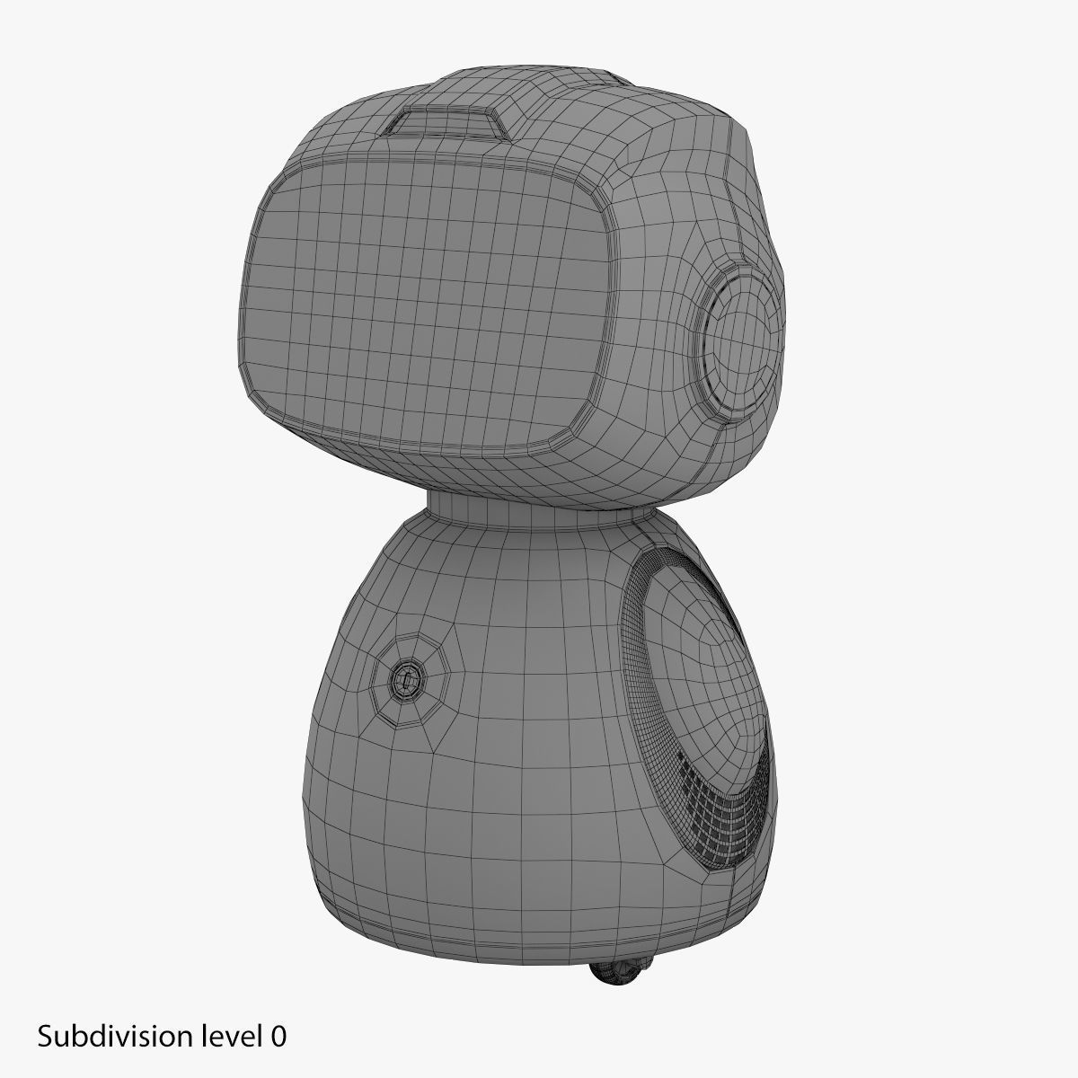 Yumi Smart Home Robot 3D model_18
