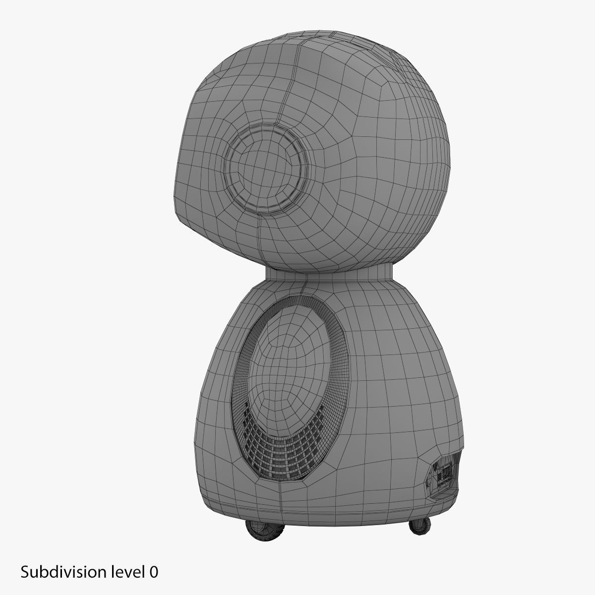 Yumi Smart Home Robot 3D model_26