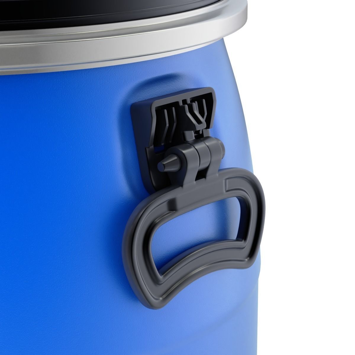 Plastic Barrel 3D model_2