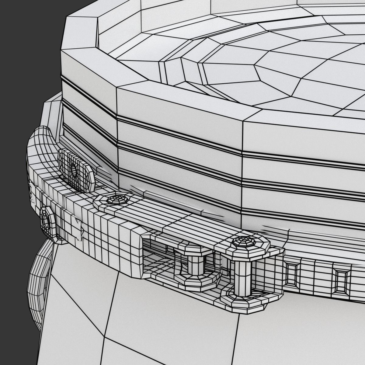 Plastic Barrel 3D model_13