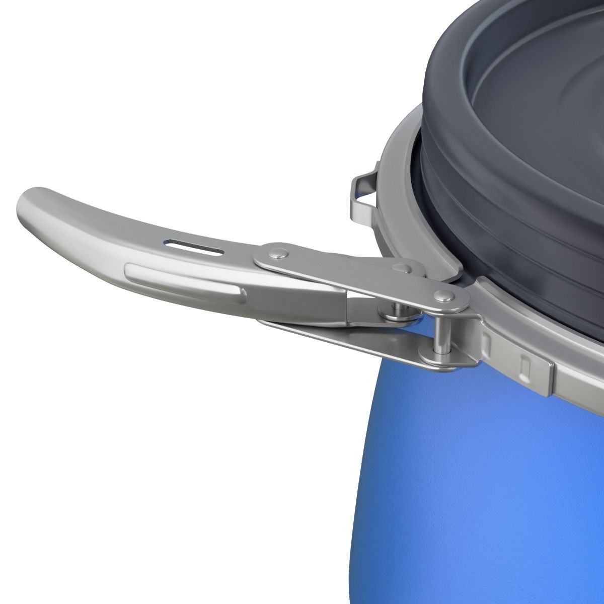 Plastic Barrel 3D model_3