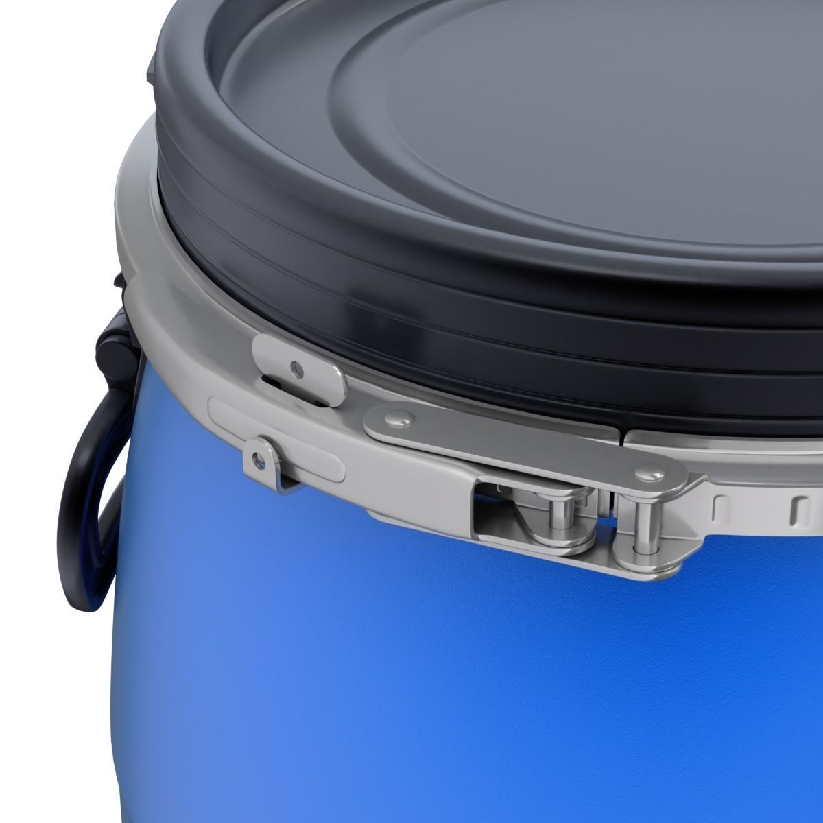 Plastic Barrel 3D model_1