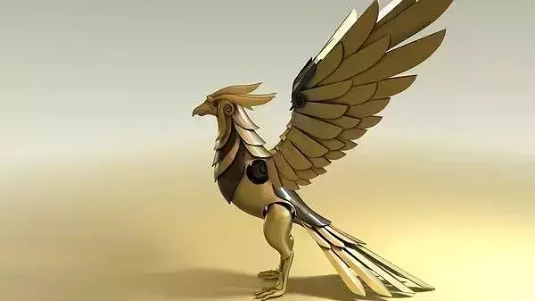 Mechanical Phoenix 3D model