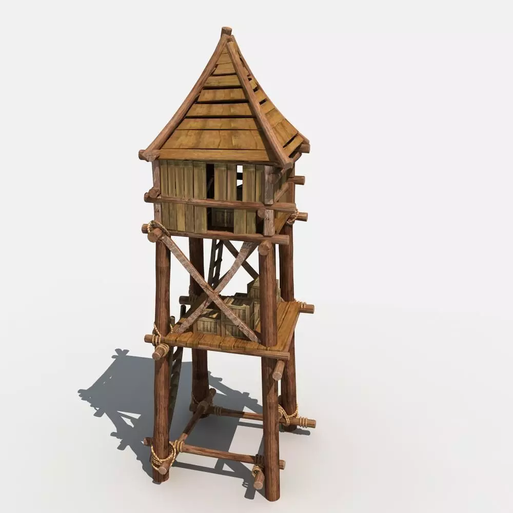 Guard Tower 3D model_0