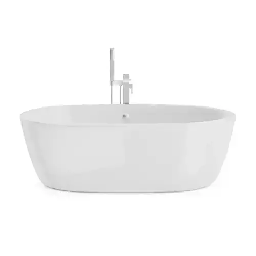 Large Rounded Bathtube 3D model