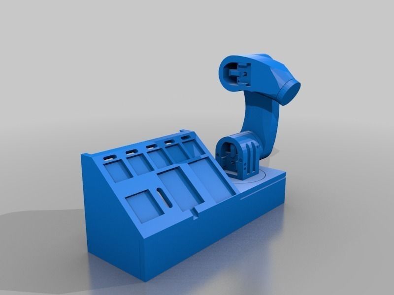 4 DOF 3D Printed Robotic Arm Free 3D print model_1
