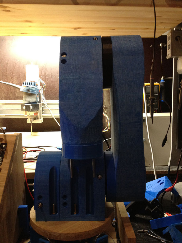 4 DOF 3D Printed Robotic Arm Free 3D print model_8