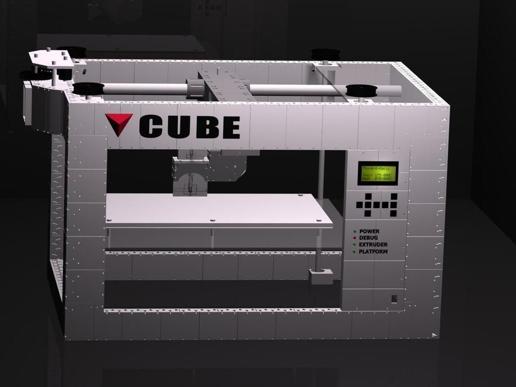 CUBE -The 3D printed 3D printer Free 3D print model_5