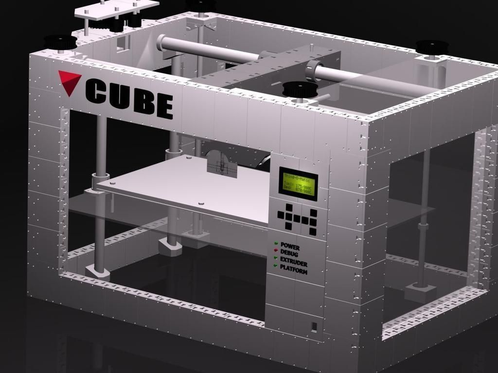 CUBE -The 3D printed 3D printer Free 3D print model_7