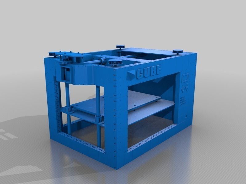 CUBE -The 3D printed 3D printer Free 3D print model_9