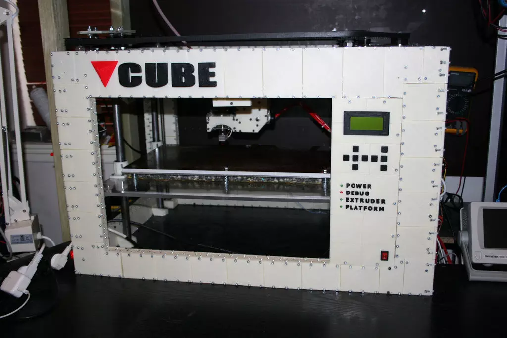 CUBE -The 3D printed 3D printer Free 3D print model_0