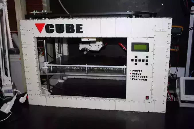CUBE -The 3D printed 3D printer Free 3D print model