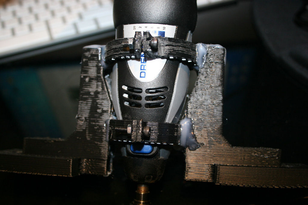 Dremel attachment Fully makerbottable Free 3D print model_5