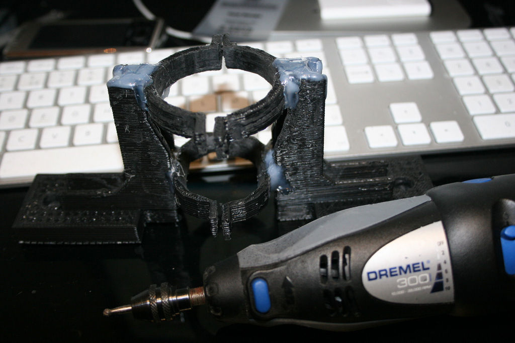 Dremel attachment Fully makerbottable Free 3D print model_8