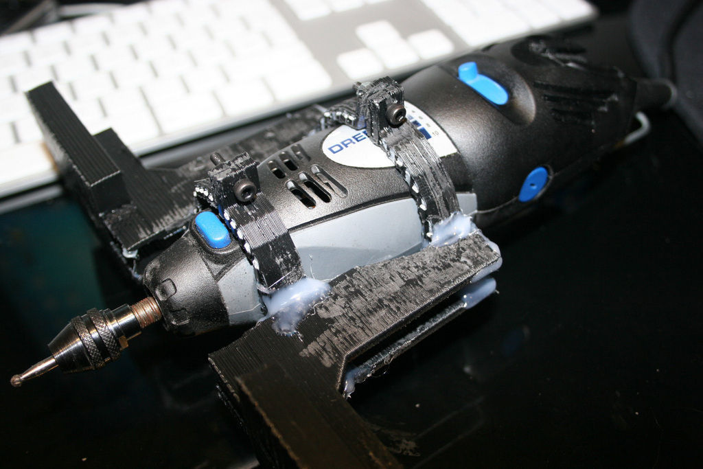 Dremel attachment Fully makerbottable Free 3D print model_3