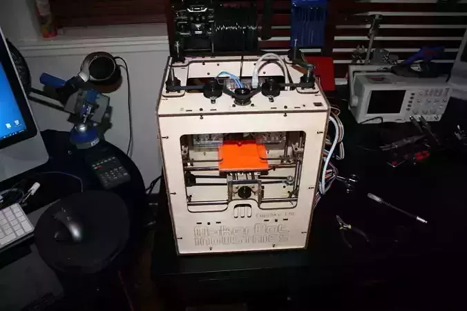 Makerbottable spool-holder Free 3D print model