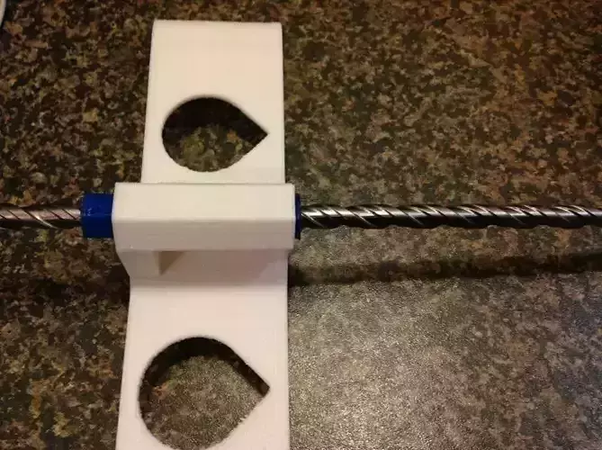 SDS drill bit lead screw experiment