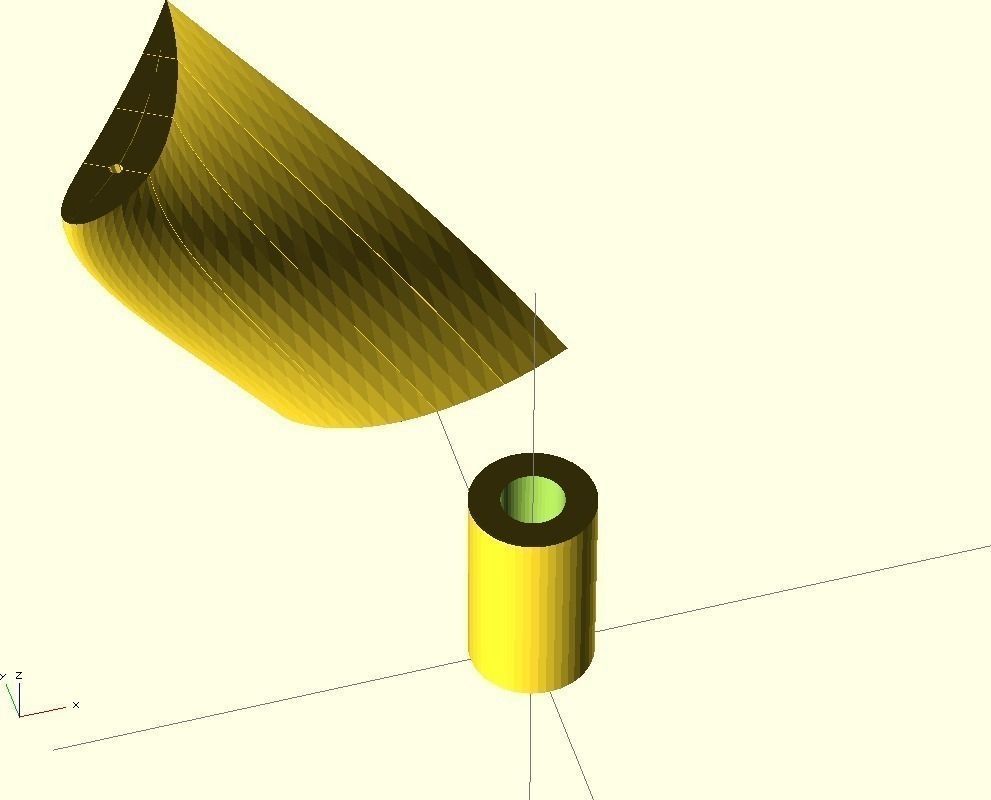 Cambered vertical axis wind turbine - Mk3 Free 3D print model_4