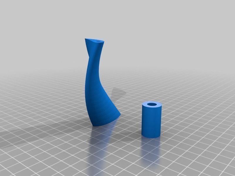 Cambered vertical axis wind turbine - Mk3 Free 3D print model_10