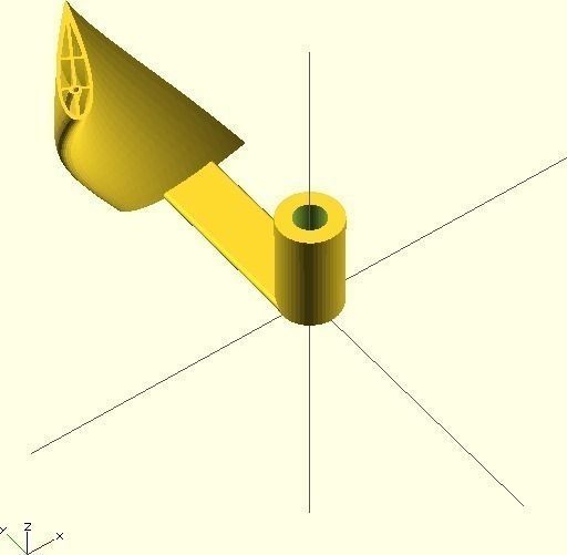 Parametric helical Darrieus vertical axis wind turbine - Mk2 Free 3D print model_2