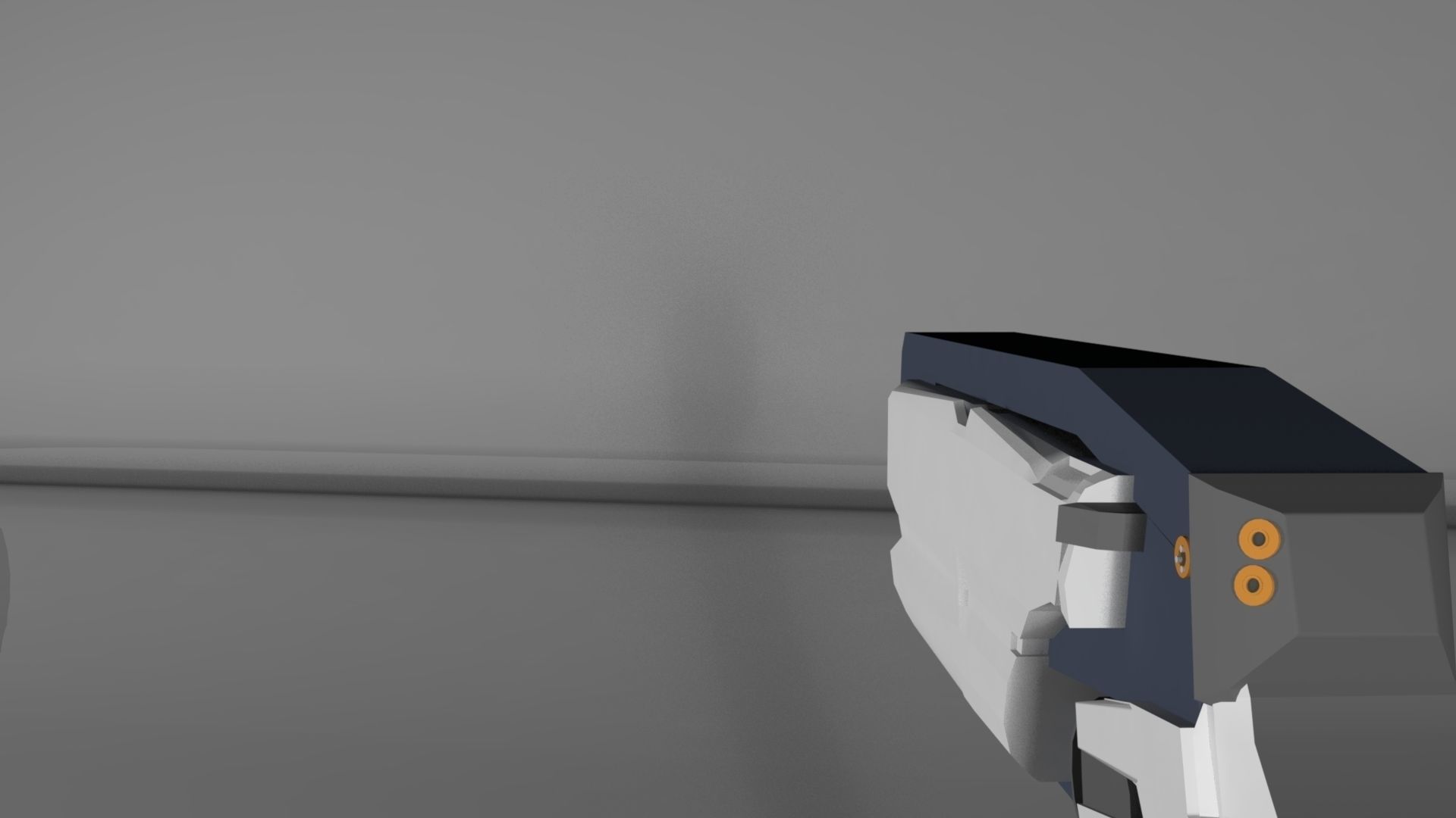 Toy Gun with shop sheaves   Free low-poly 3D model_2