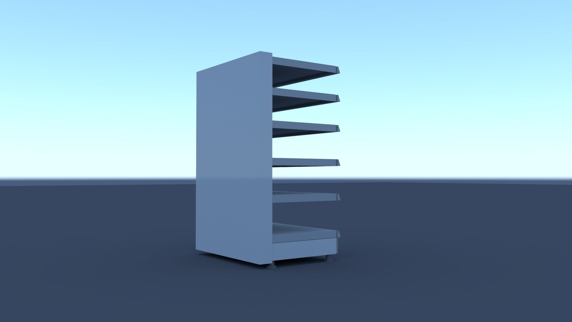 Toy Gun with shop sheaves   Free low-poly 3D model_9