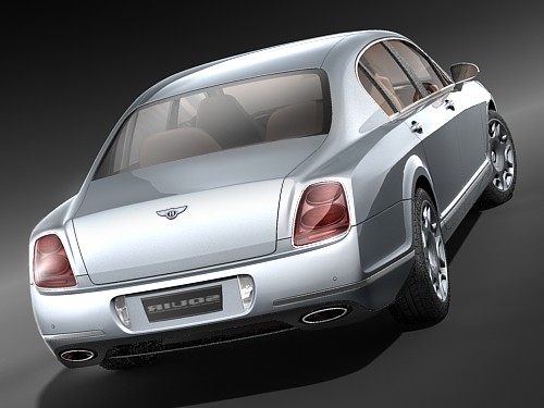 Bentley Continental Flying Spur Speed 2009 3D Model 3D model_5