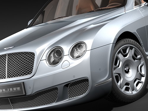 Bentley Continental Flying Spur Speed 2009 3D Model 3D model_2