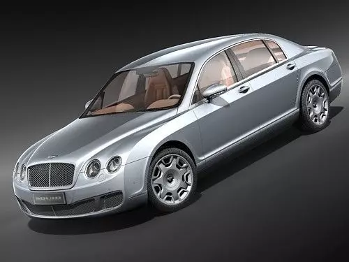 Bentley Continental Flying Spur Speed 2009 3D Model 3D model_0
