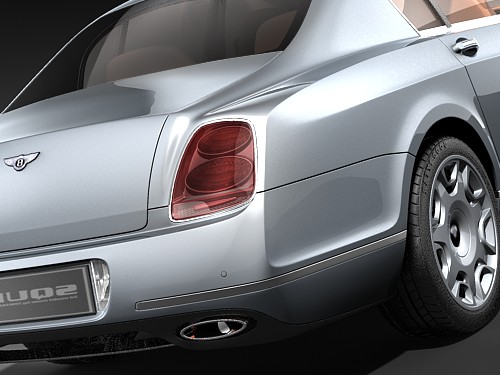 Bentley Continental Flying Spur Speed 2009 3D Model 3D model_3