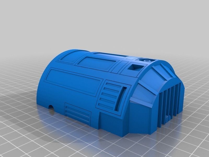 R2D2 20cm Free 3D print model_8