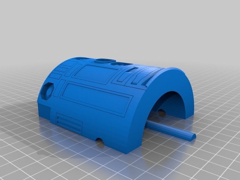 R2D2 20cm Free 3D print model_7
