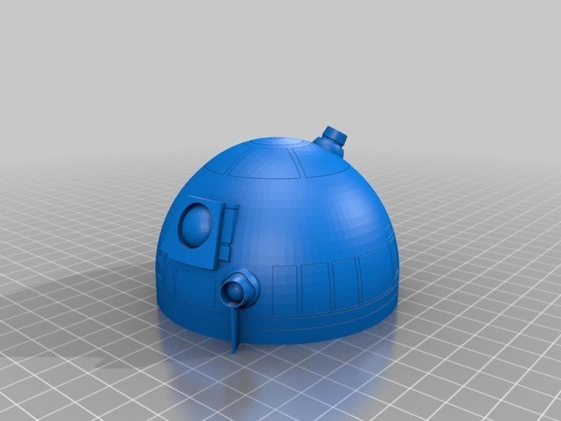 R2D2 20cm Free 3D print model_2