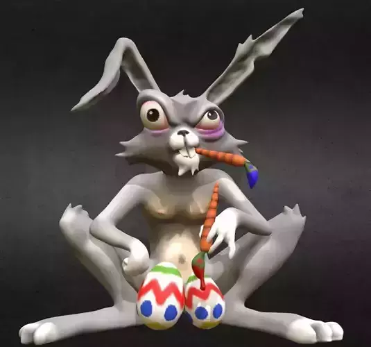 Easter Rabbit 3D print model