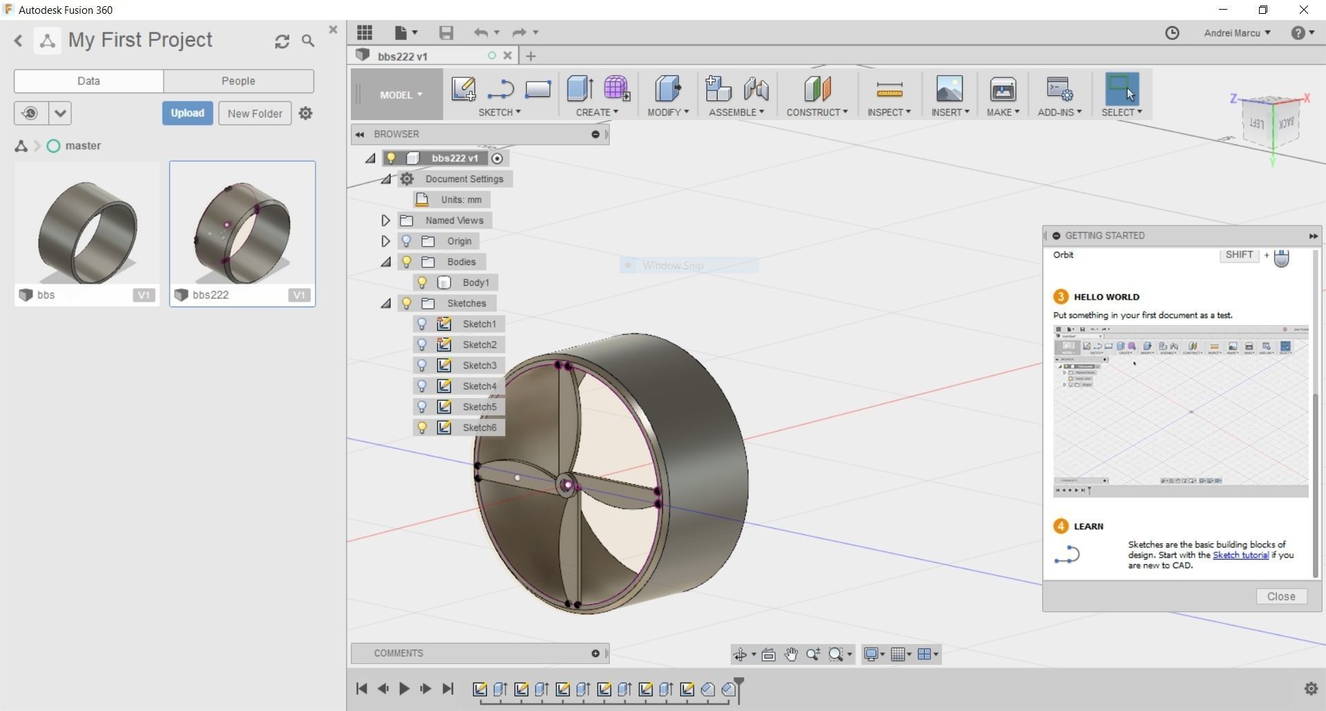 RC car wheelrim model Free 3D print model