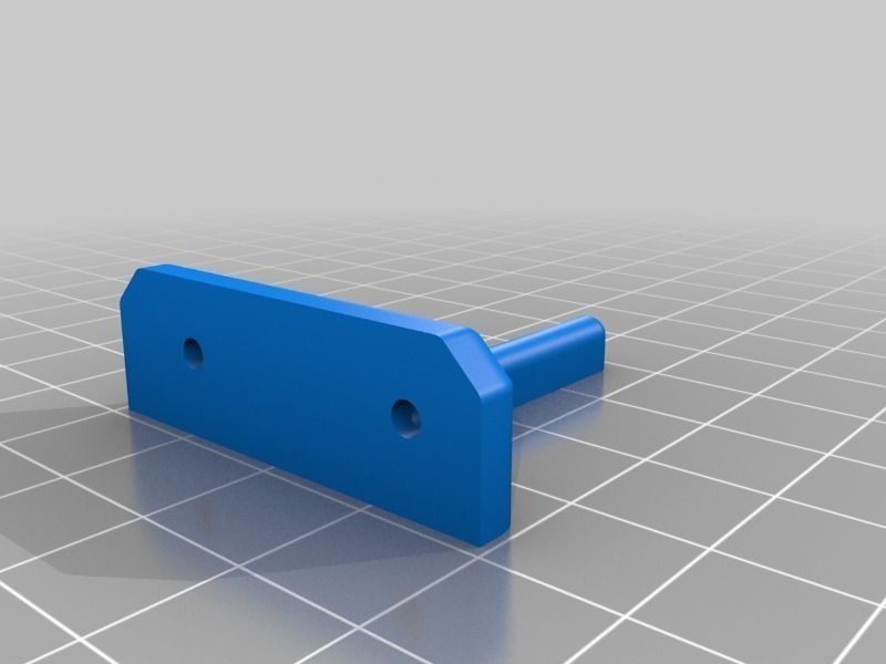 Simple Door Hook Free 3D print model_1