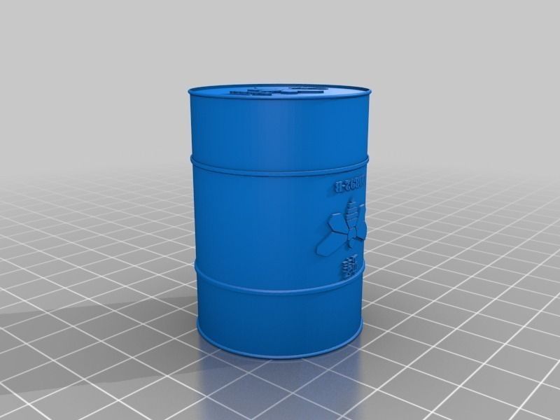 Methylamine Barrel from Breaking Bad Free 3D print model_2