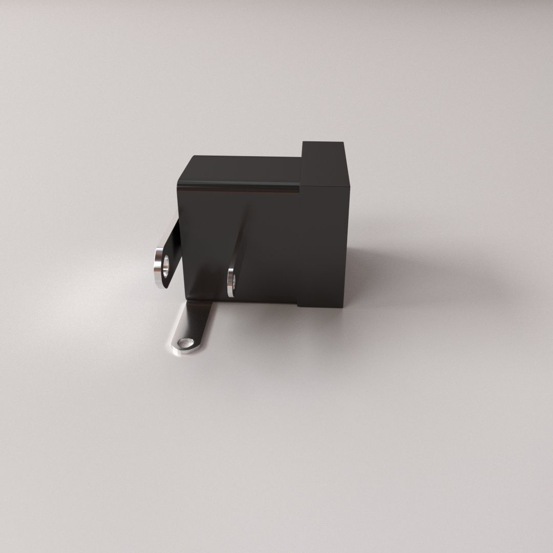 DC Barrel Jack 3D model_2
