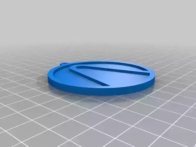 Borderlands Keychain Fob