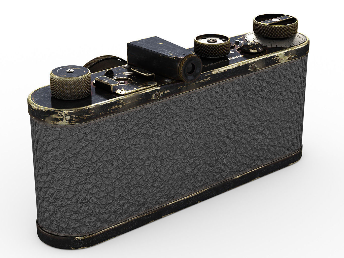 Leica 0-series vintage camera 3D model_4