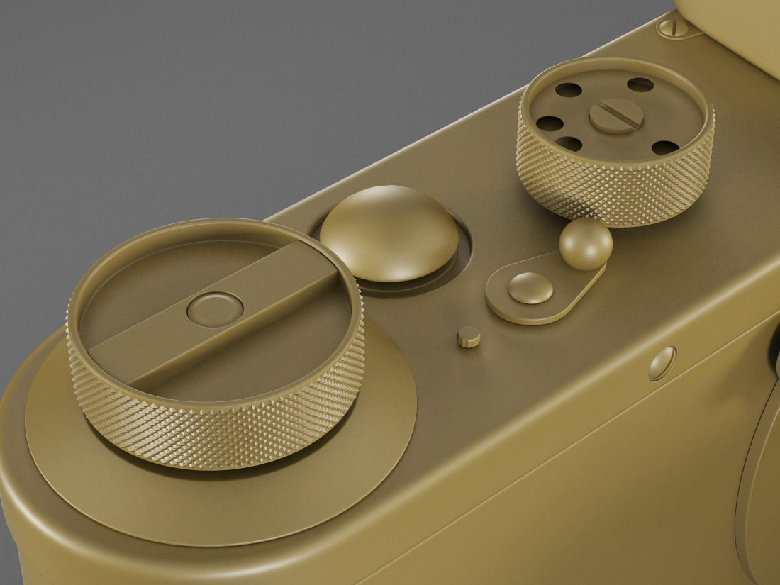 Leica 0-series vintage camera 3D model_9