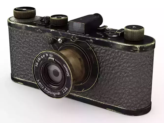 Leica 0-series vintage camera 3D model