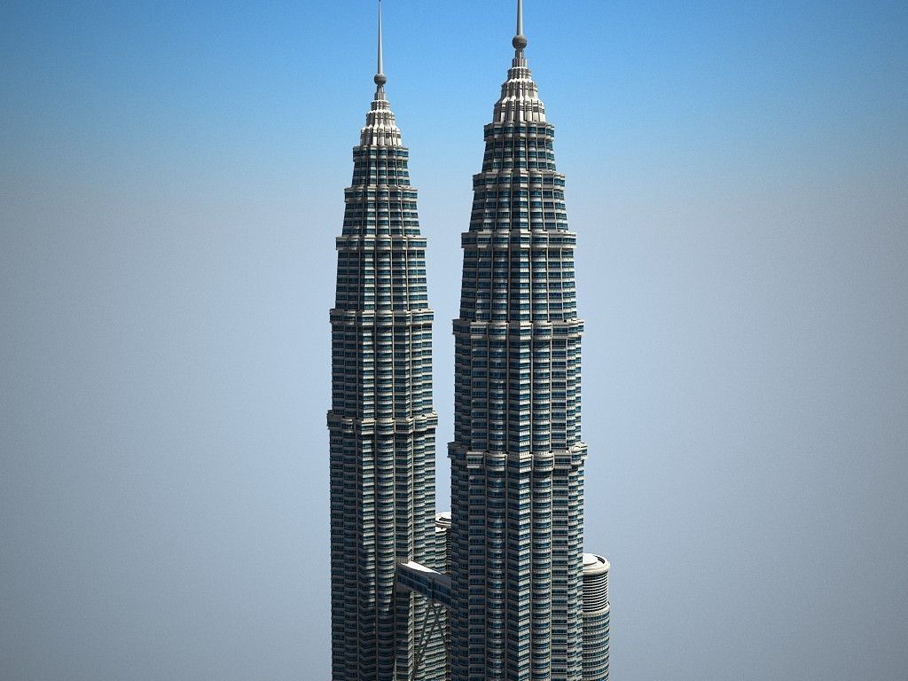 Petronas Towers 3D model_18