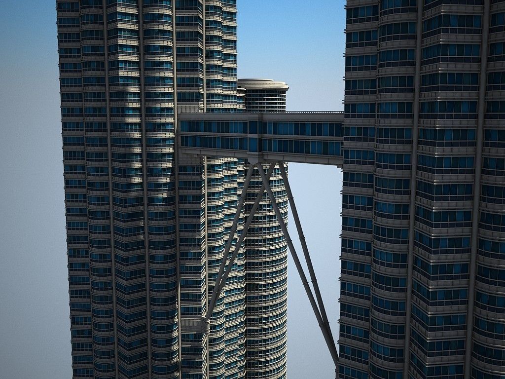 Petronas Towers 3D model_9