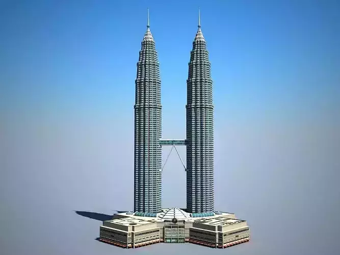 Petronas Towers 3D model