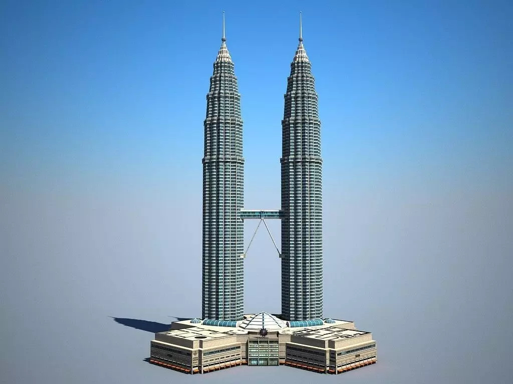 Petronas Towers 3D model_0