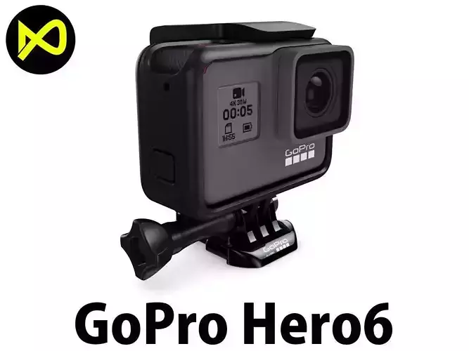 GoPro Hero 6 Set 3D model